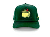 No Masters 5 Panel Snapback Curved Bill